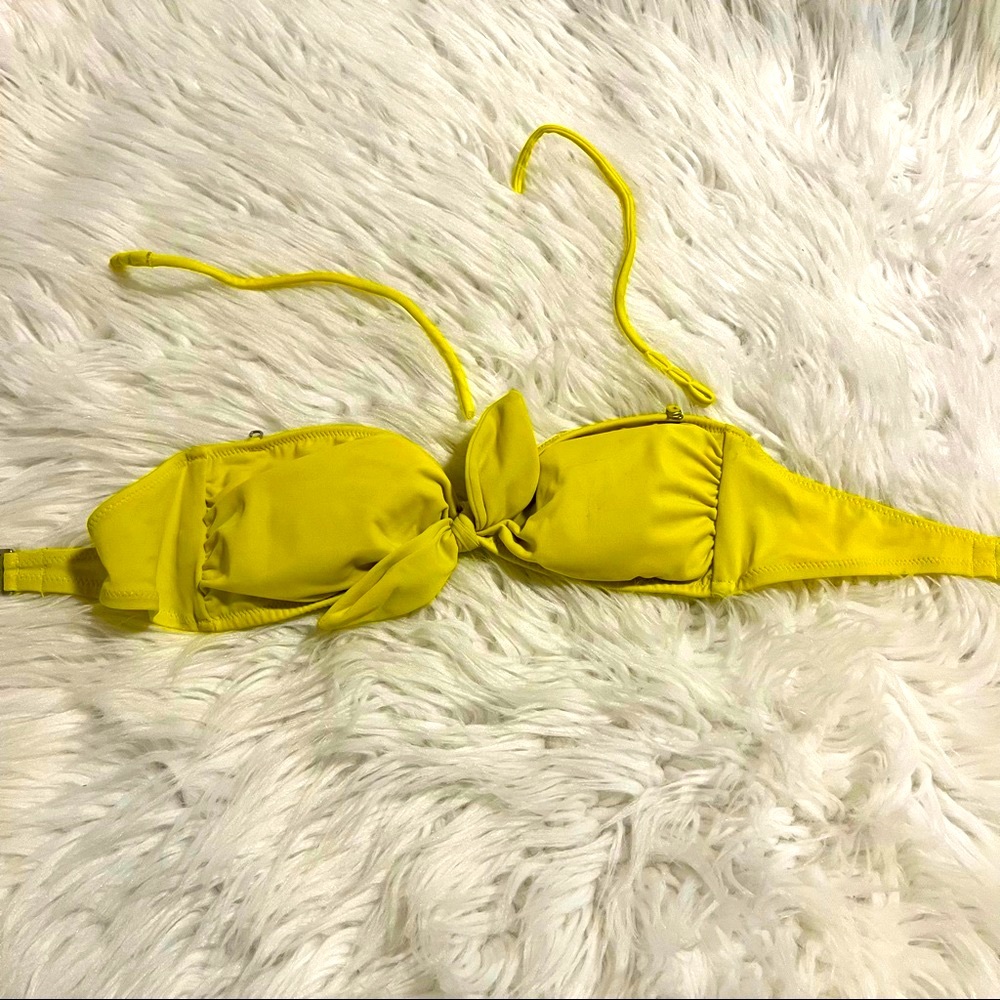 VS bandeau bow tie bikini top with straps xs